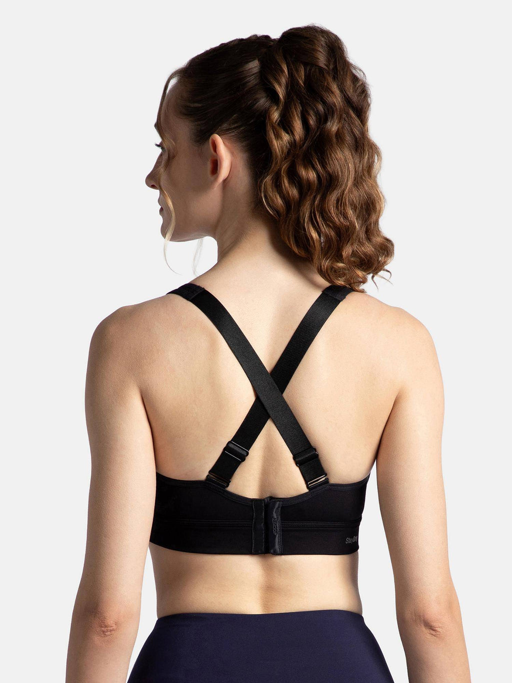 MI18 Wirefree Padded Soft Touch Microfiber Elastane Sports Bra - Skin | sb09 - view 19