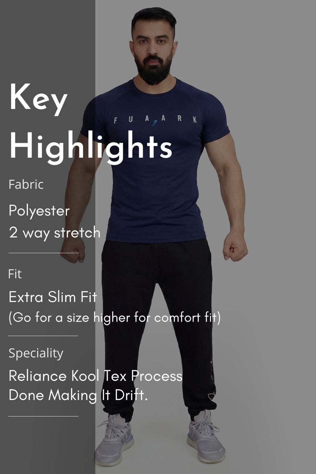 Checks T-shirt Navy