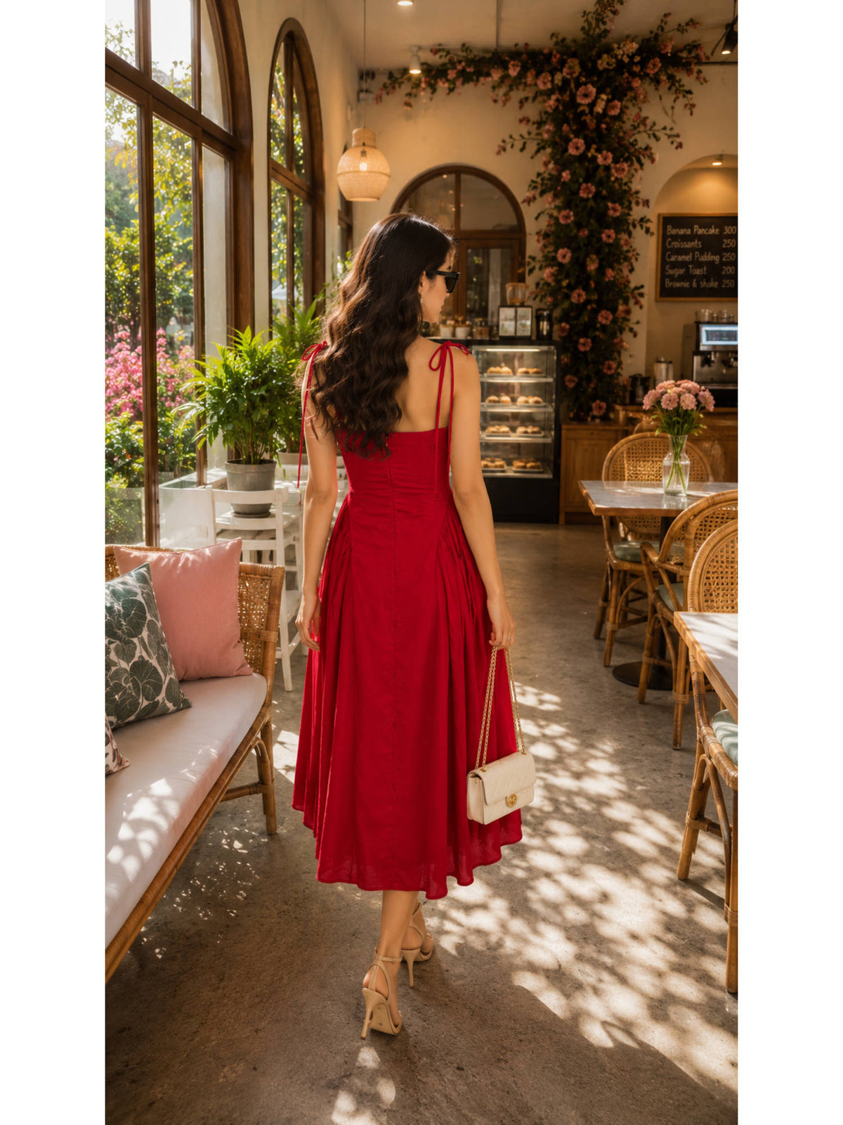Rose Red Corset Dress | D56 - view 2