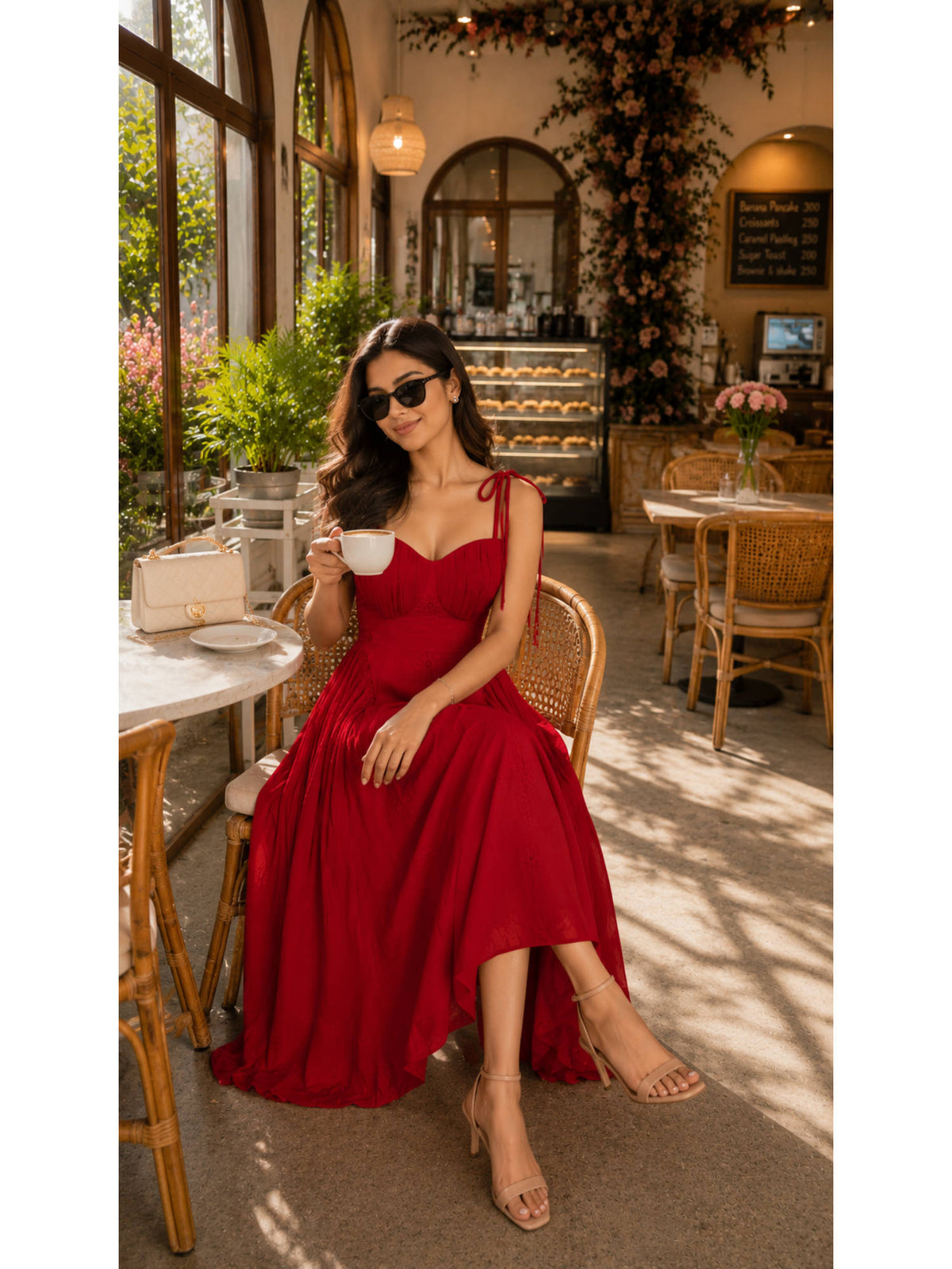 Rose Red Corset Dress | D56 - view 4