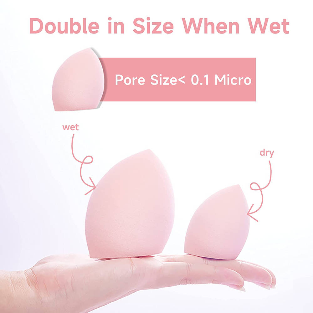Beauty Blender Makeup Sponge Set With Storage Case - Multi-Pink Colored | T32 - view 5