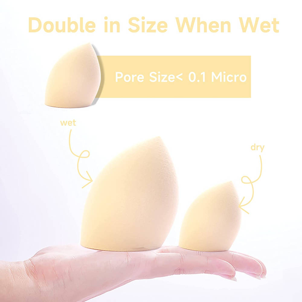 Beauty Blender Makeup Sponge Set With Storage Case - Multi-Yellow Colored | T32 - view 3
