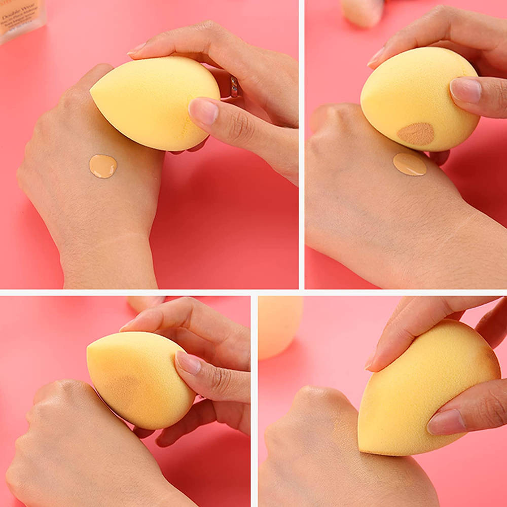 Beauty Blender Makeup Sponge Set With Storage Case - Multi-Yellow Colored | T32 - view 6