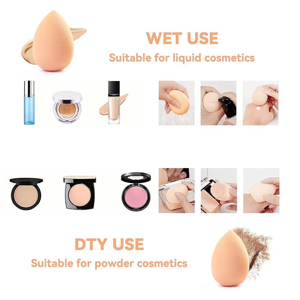 Beauty Blender Makeup Sponge Set With Storage Case - Multi-Yellow Colored | T32 - view 8