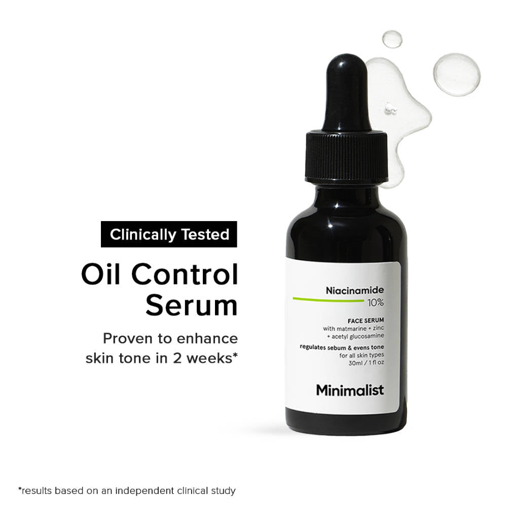 10% Niacinamide Face Serum With Matmarine + Zinc For Reducing Oil & Blemishes | Z8 - view 9