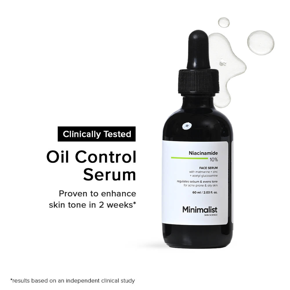 10% Niacinamide Face Serum With Matmarine + Zinc For Reducing Oil & Blemishes | Z8 - view 19