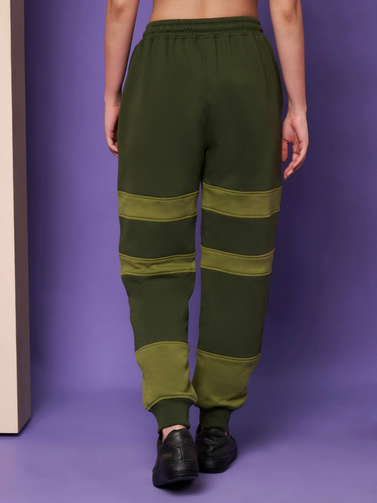 Burgundy Women Joggers | WJ89 - view 9