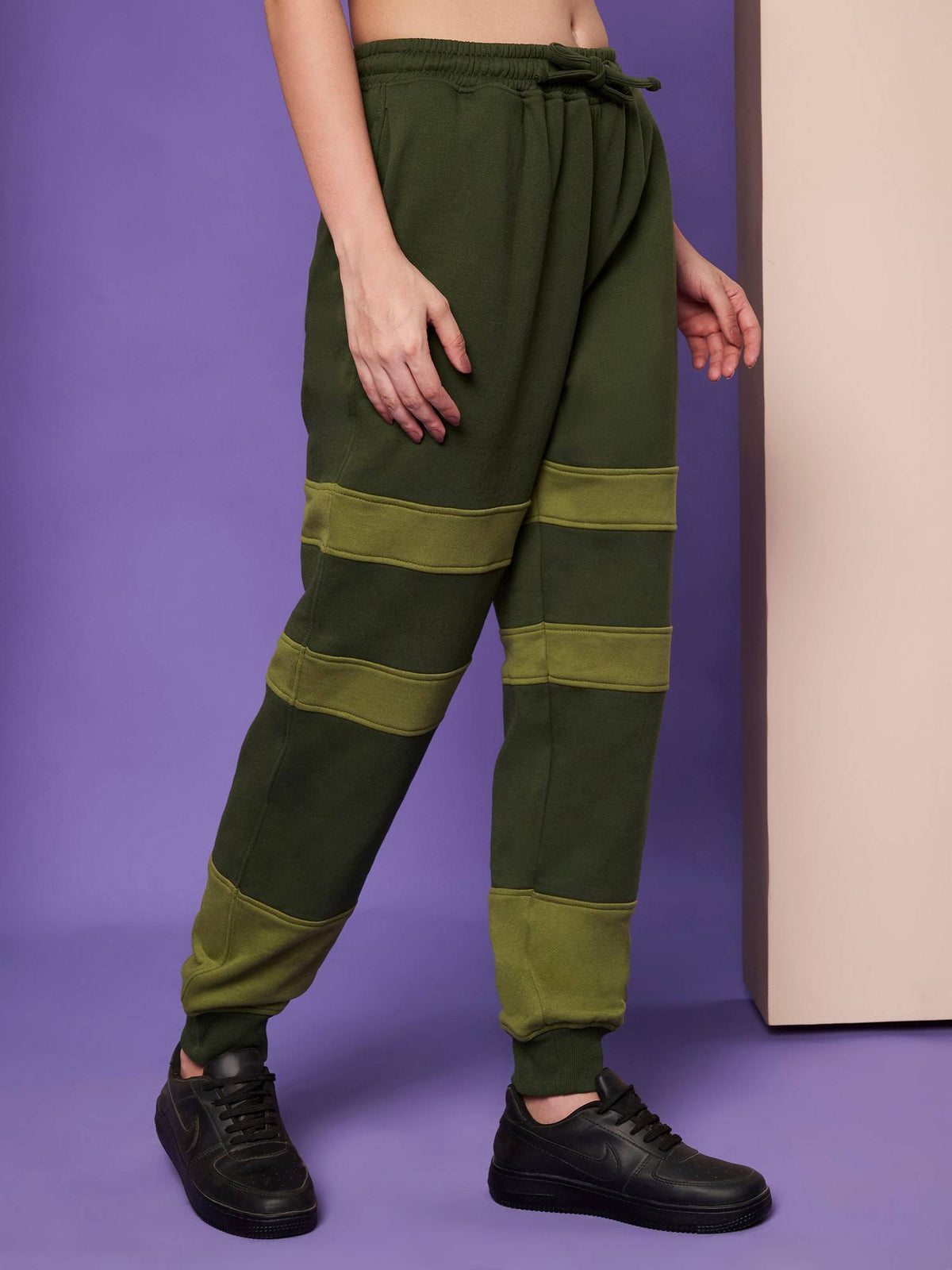 Burgundy Women Joggers | WJ89 - view 11