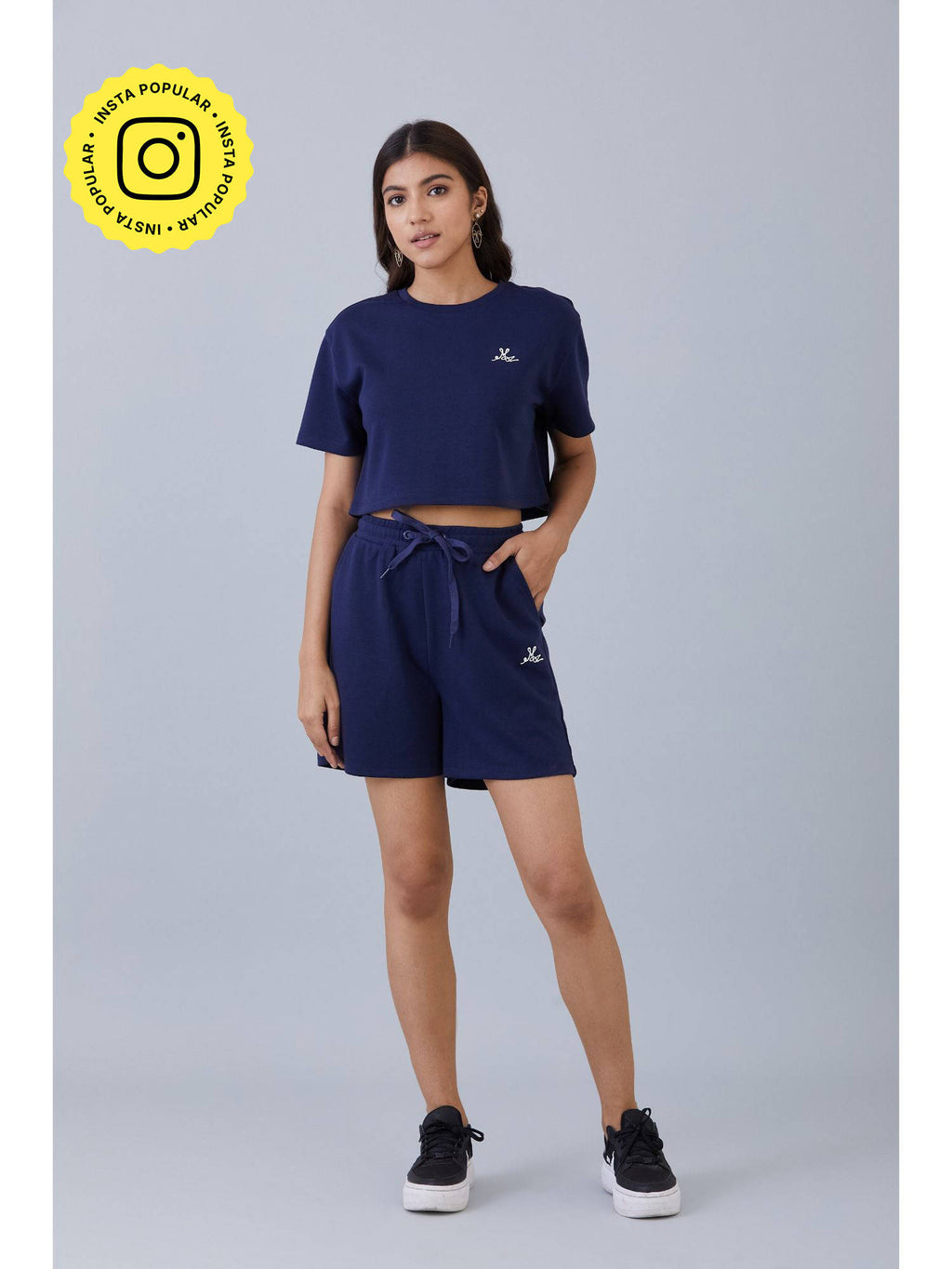 Relax Mode On Shorts Navy Blue - view 1
