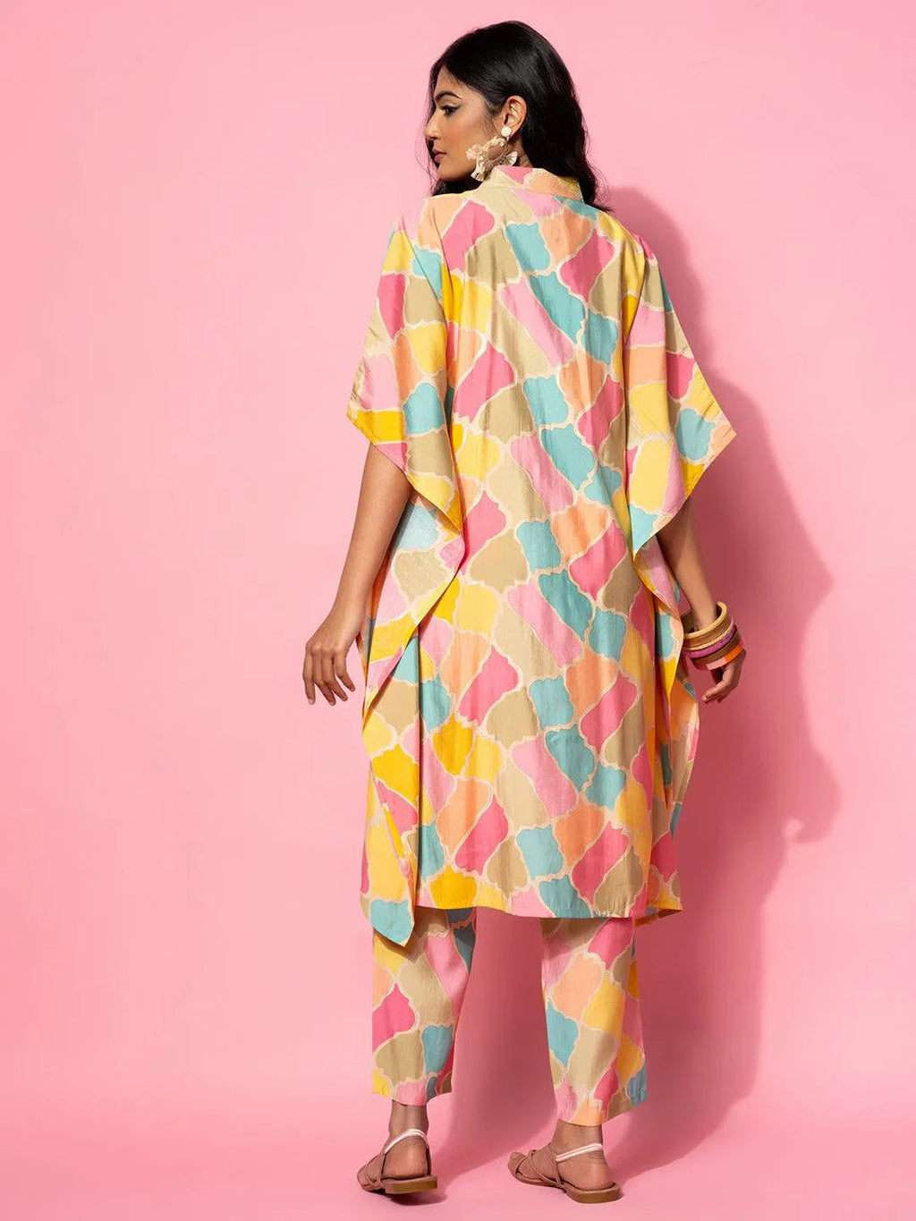 Gerua Multicoloured Printed Co-Ords CO87