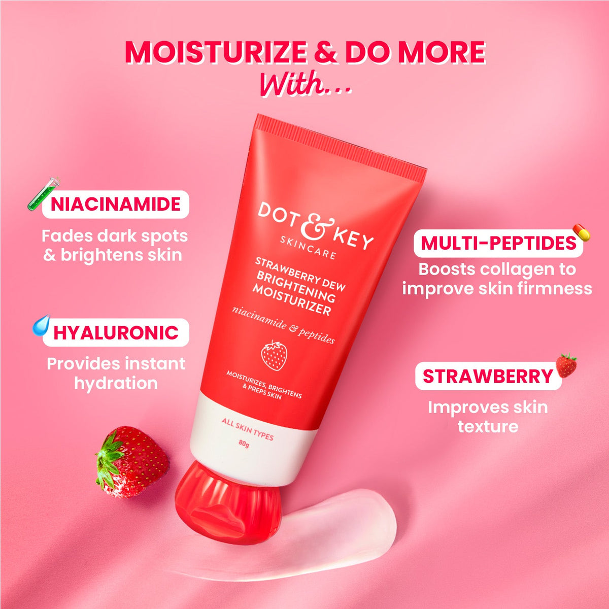 Strawberry + Niacinamide Moisturizer
