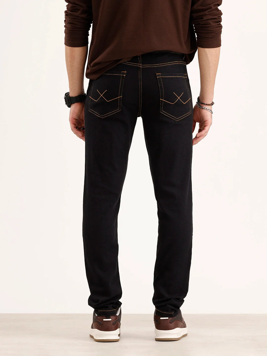 Slim Fit Denim Jeans | Black