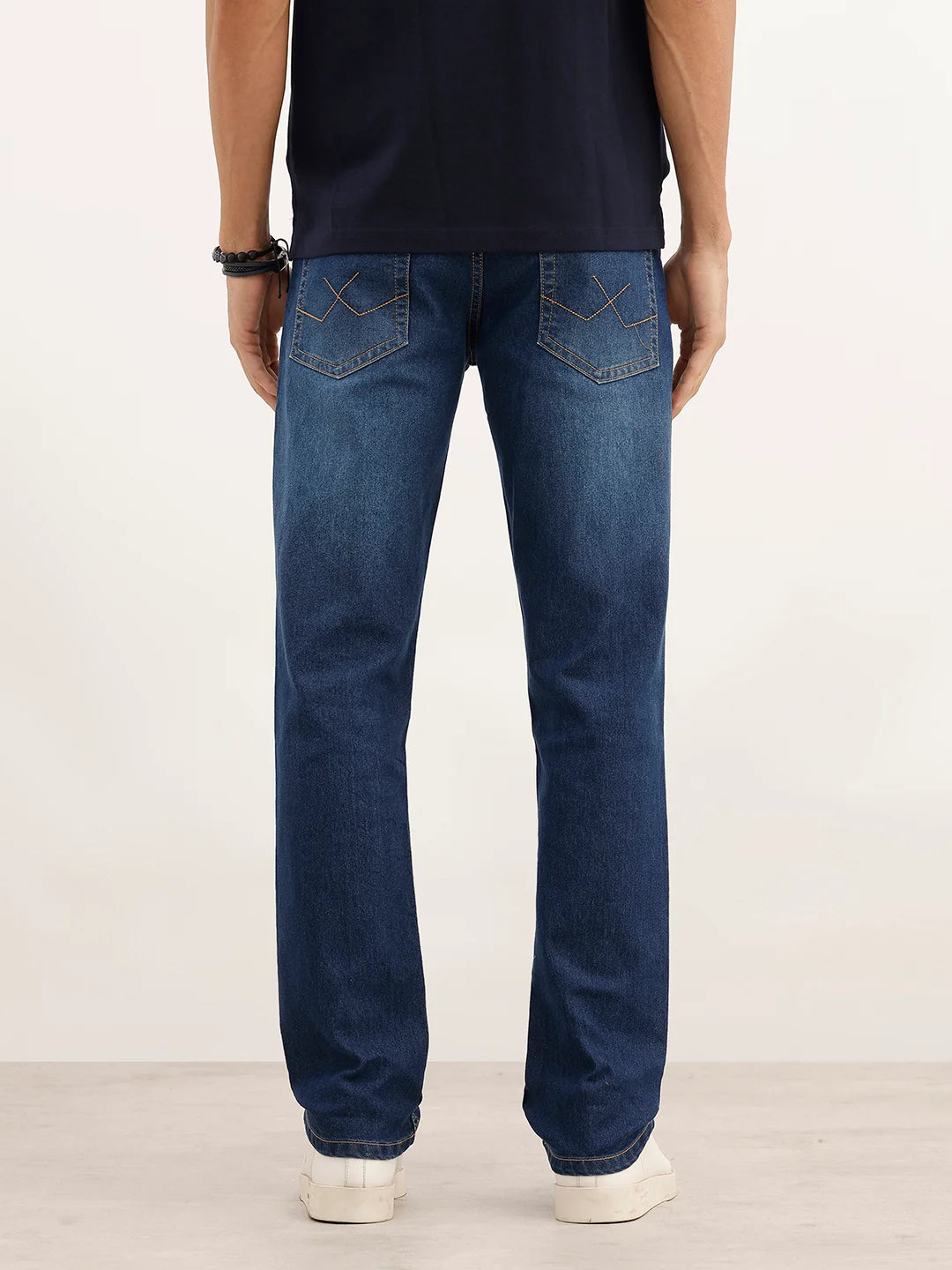 Solid Regular Fit Denim Jeans | Blue