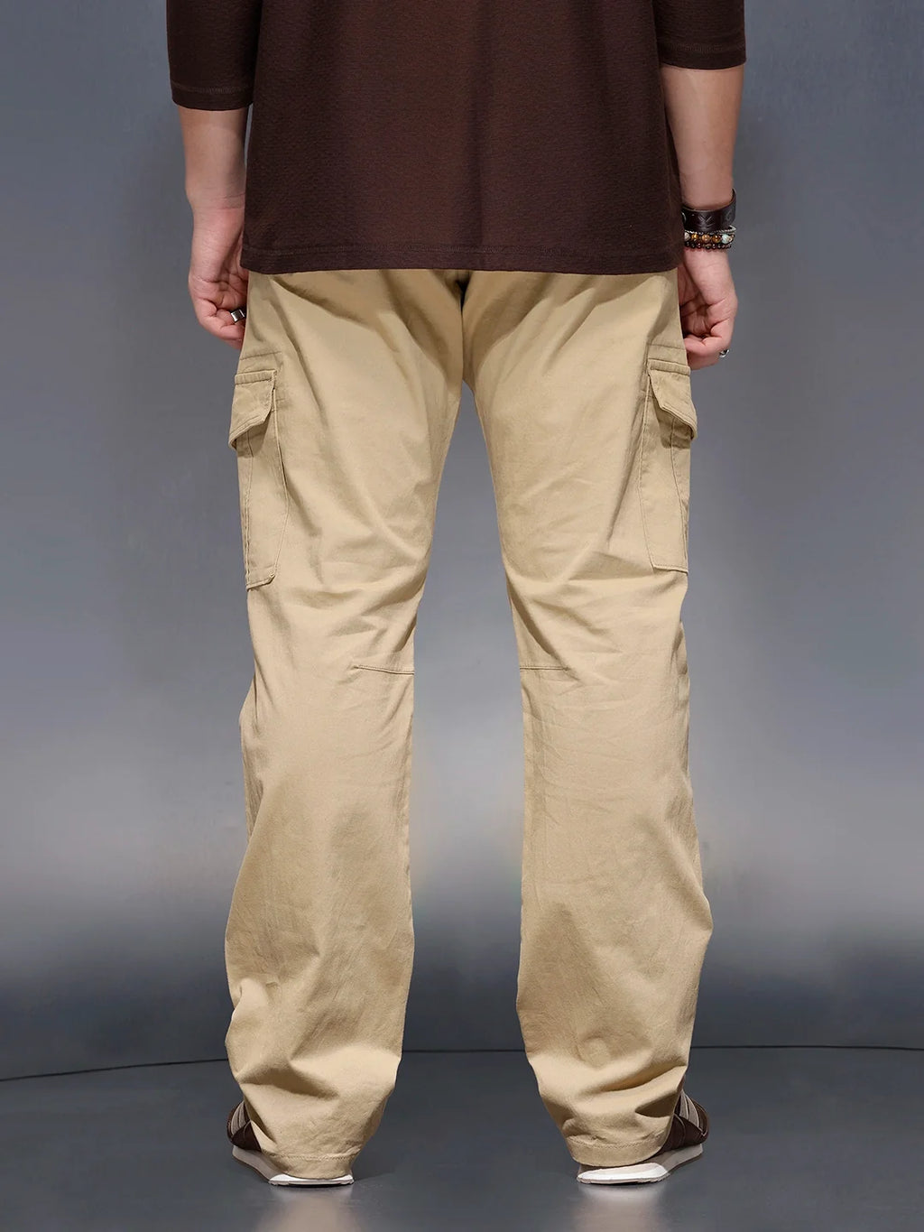 Men’s straight fit cargo | Khaki