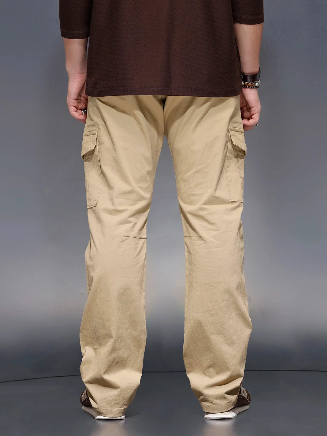 Men’s straight fit cargo | Khaki
