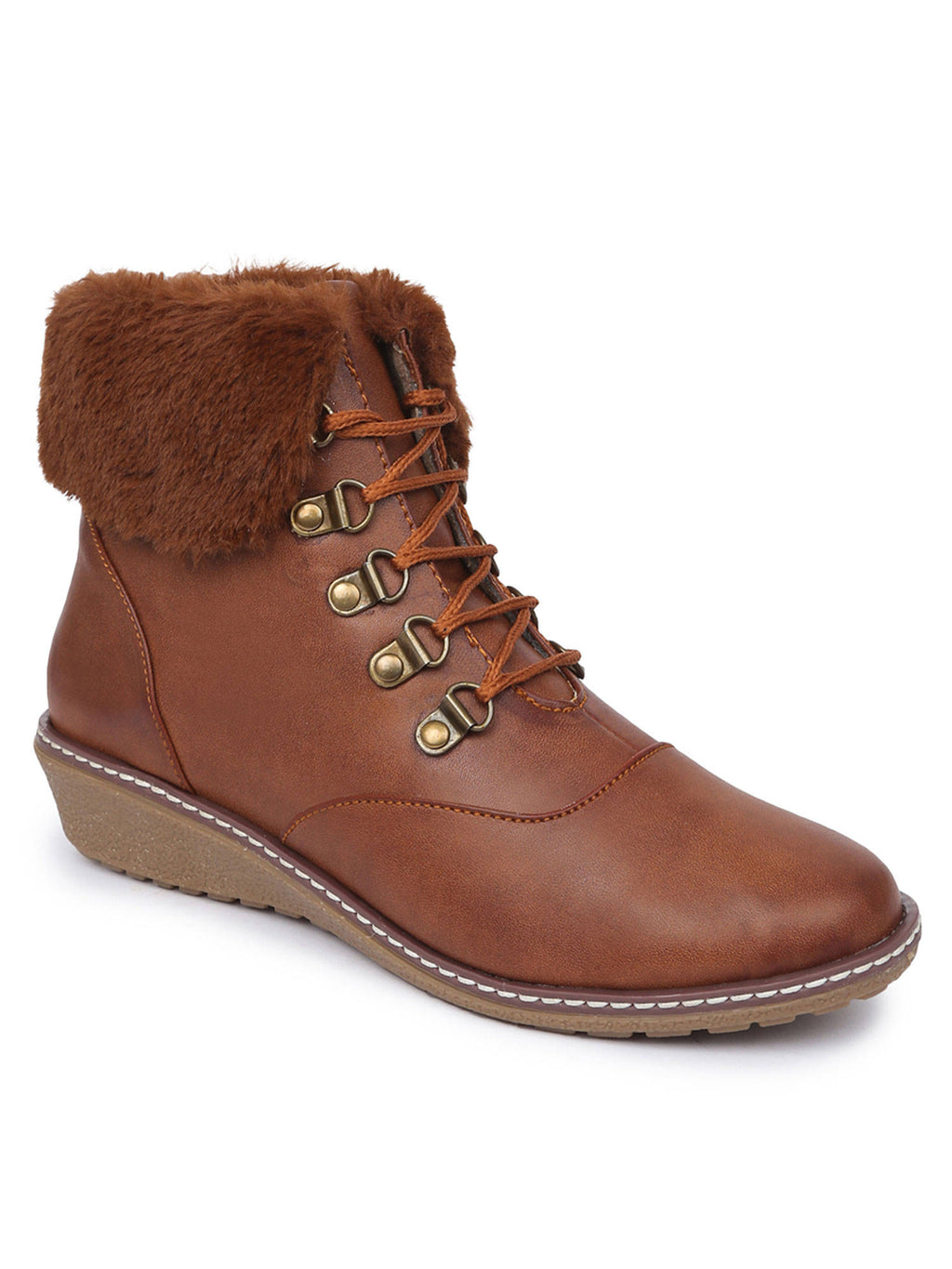 Solid Brown Casual Boots | BT61 - view 10