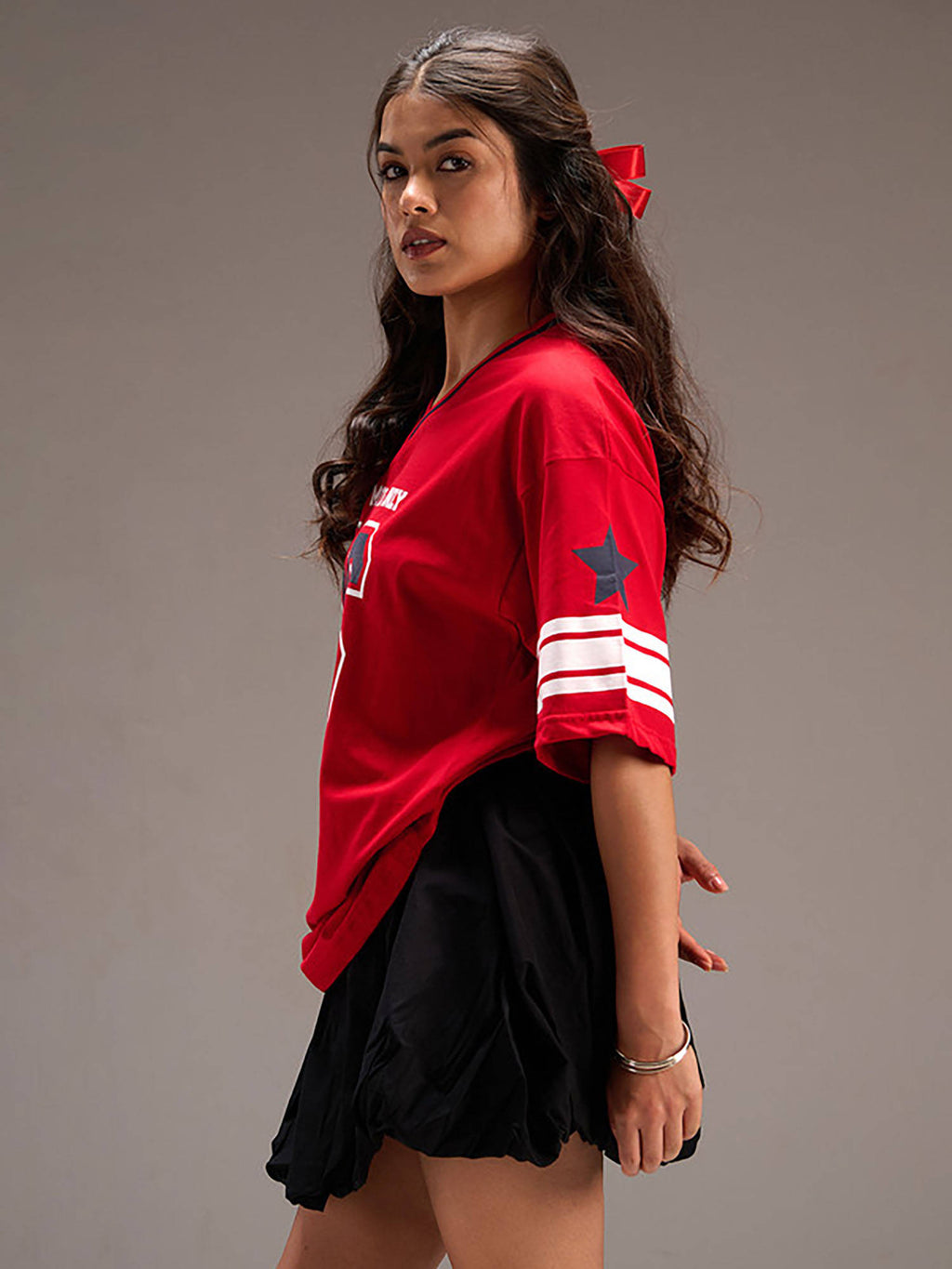 Red Printed T-Shirt | TS56 - view 2