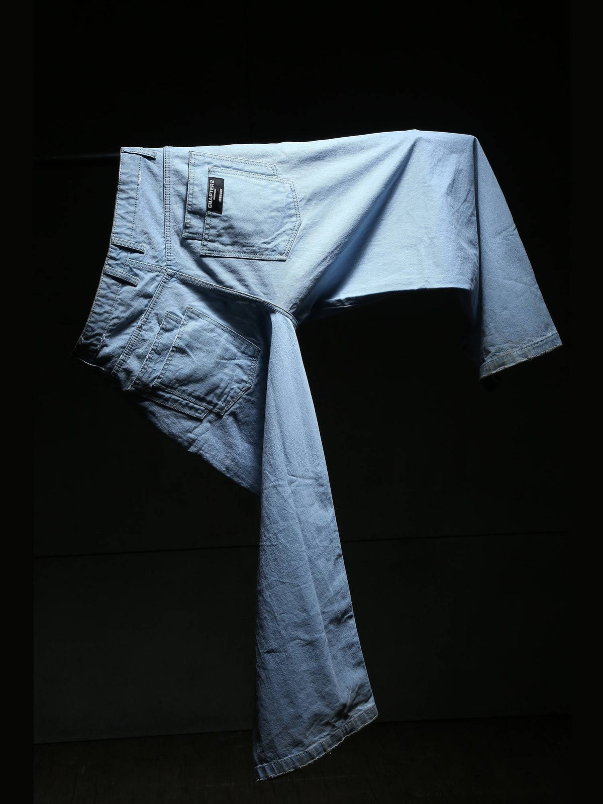 Distressed Blue Baggy Jeans | RF89 - view 3