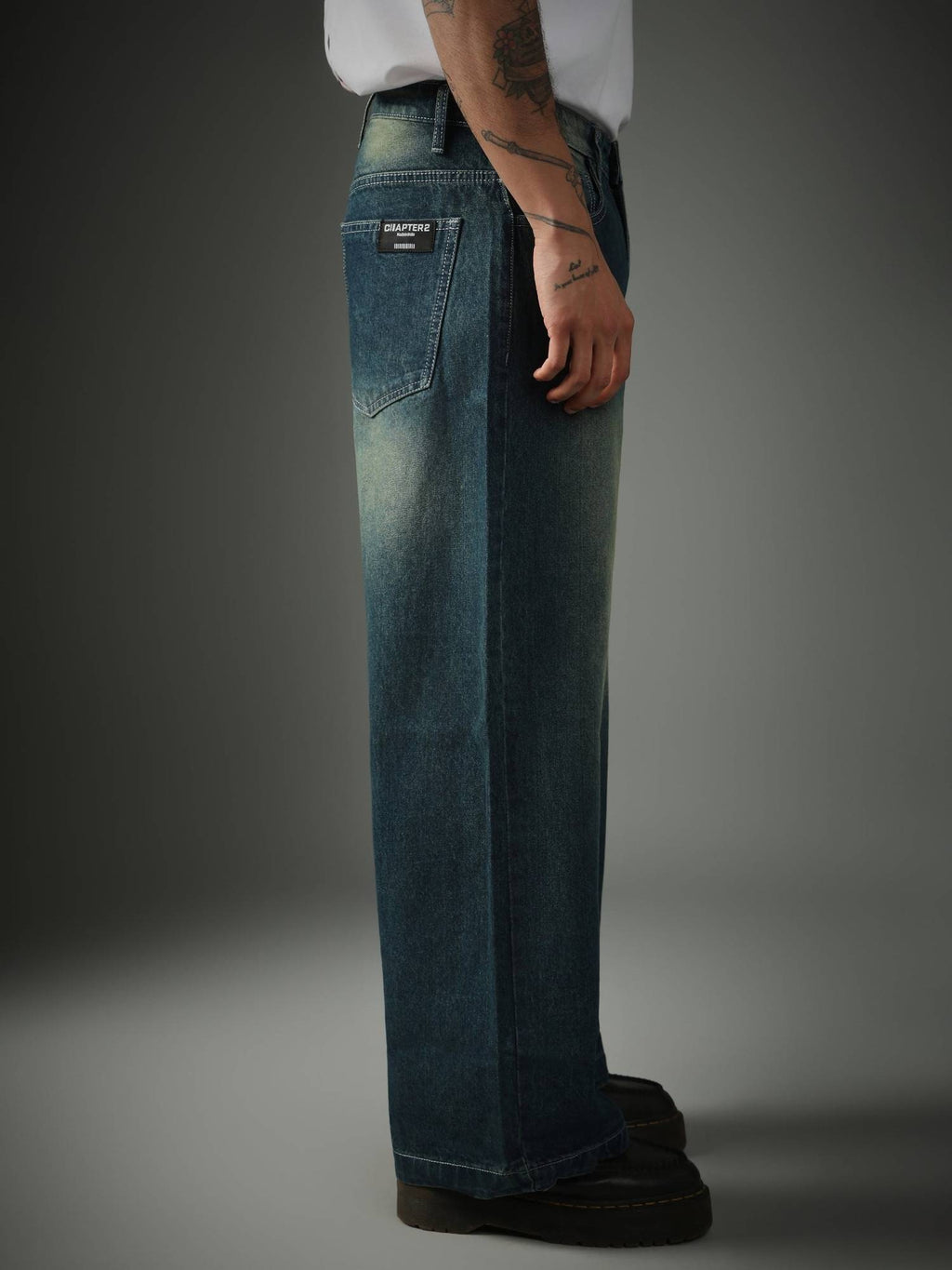 Blue Retro Jeans Jeans | RF89 - view 2