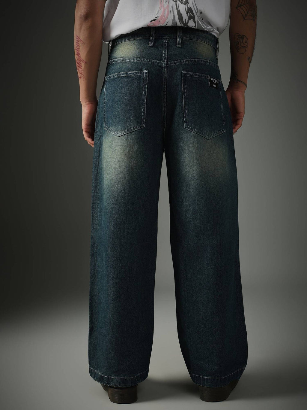 Blue Retro Jeans Jeans | RF89 - view 4