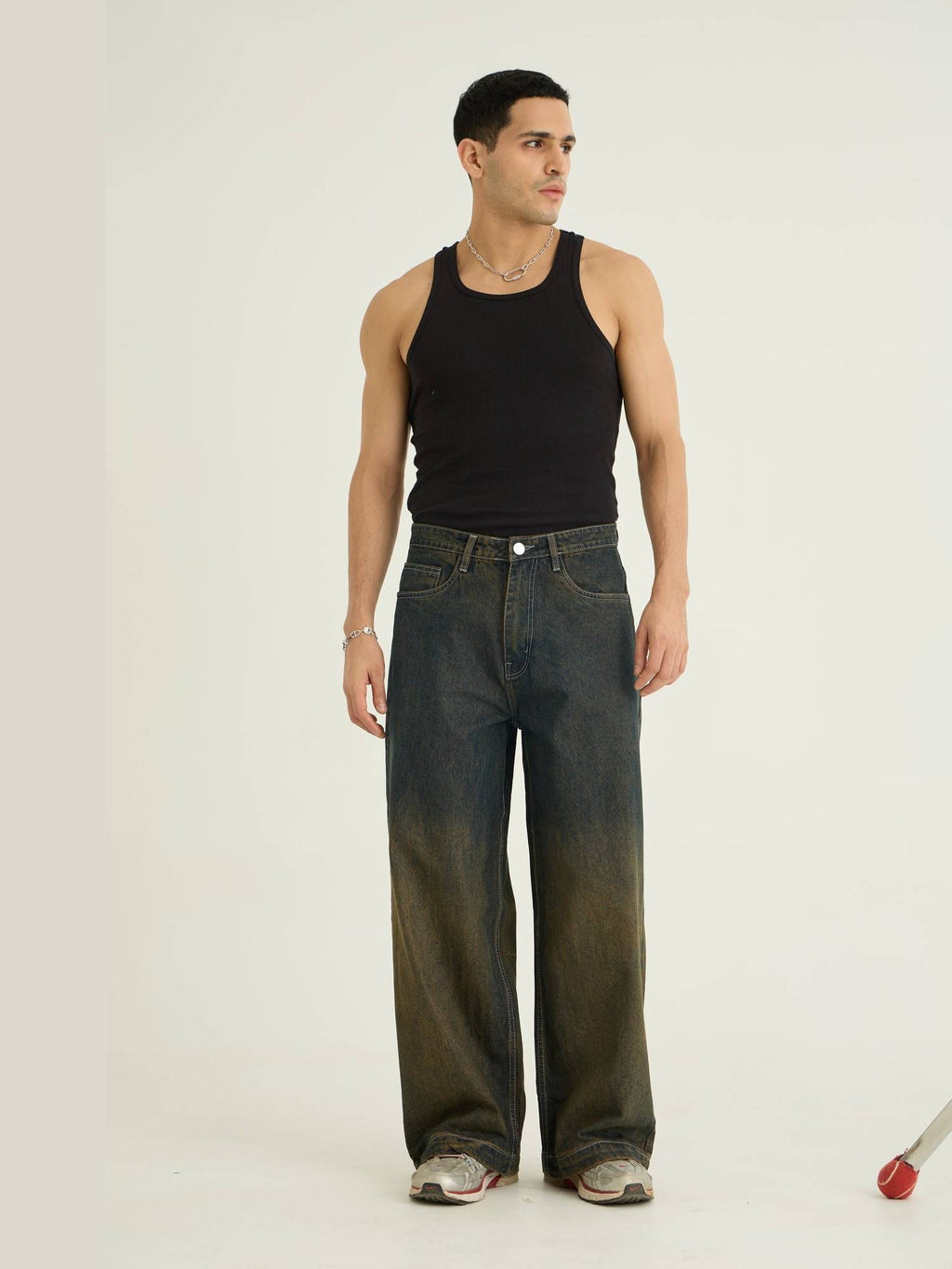 Ombre Wash Black Jeans | RF89 - view 4