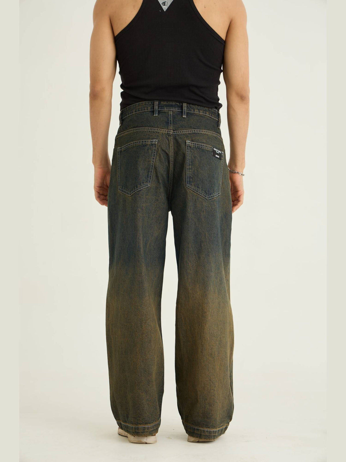 Ombre Wash Black Jeans | RF89 - view 2