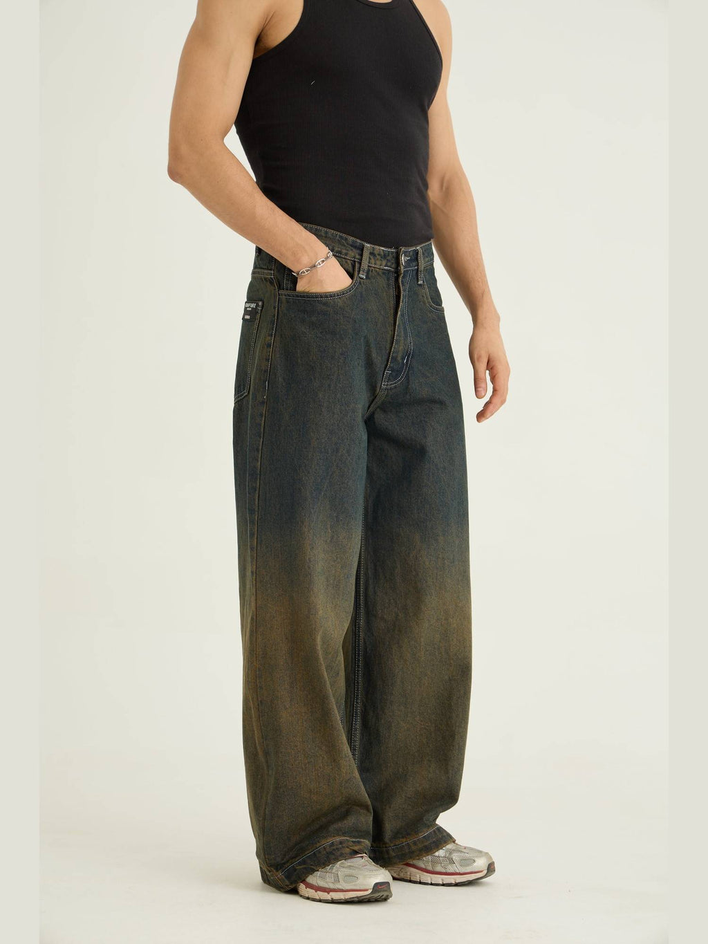 Ombre Wash Black Jeans | RF89 - view 6