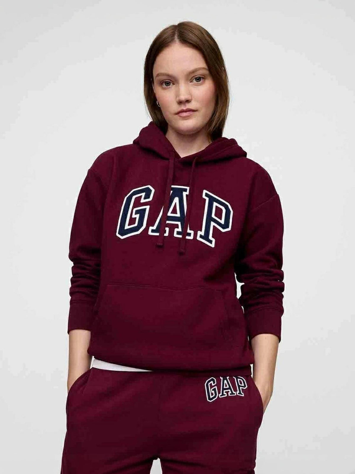 Black Women's Logo Hooded Full Sleeve Zip-Front Hoodies | HD56 - view 6