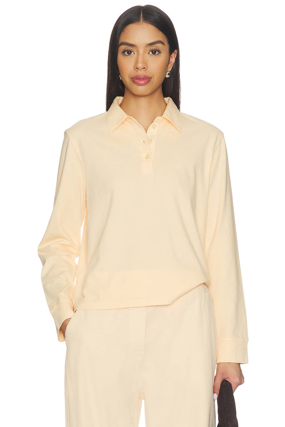 Margo Long Sleeve Polo T-Shirt | PW43 - view 1