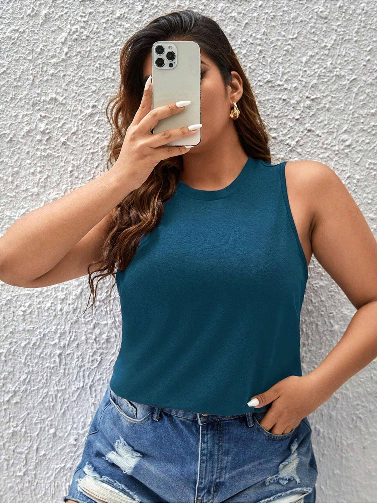Women Black Tank Top | TT98 - view 5