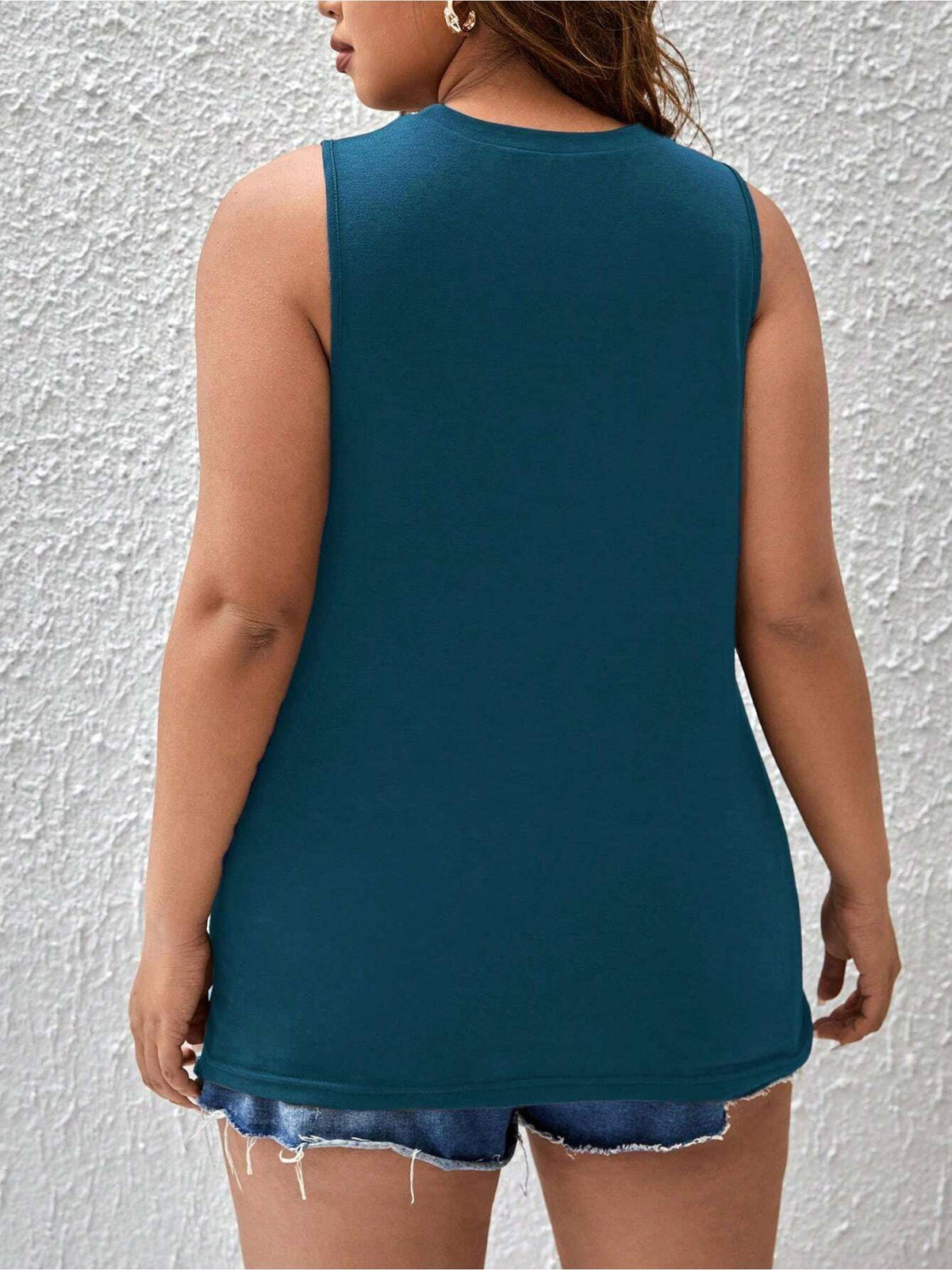 Women Black Tank Top | TT98 - view 6