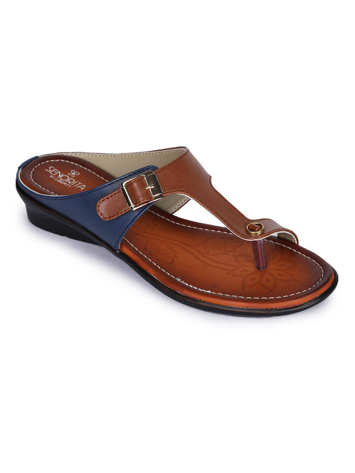 Senorita D1-06 Casual Brown Toe Ring Sandal | SD89 - view 1