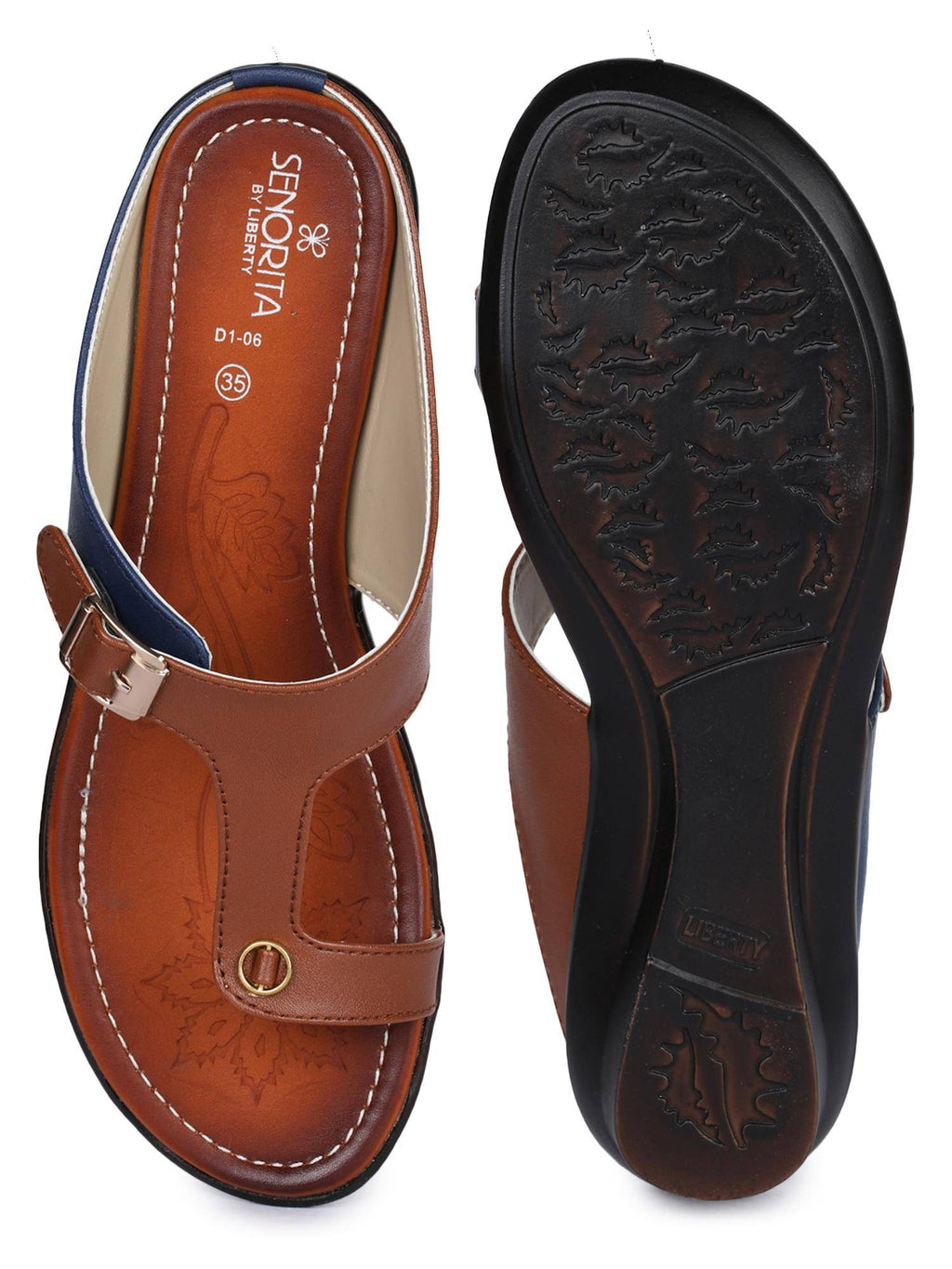 Senorita D1-06 Casual Brown Toe Ring Sandal | SD89 - view 7