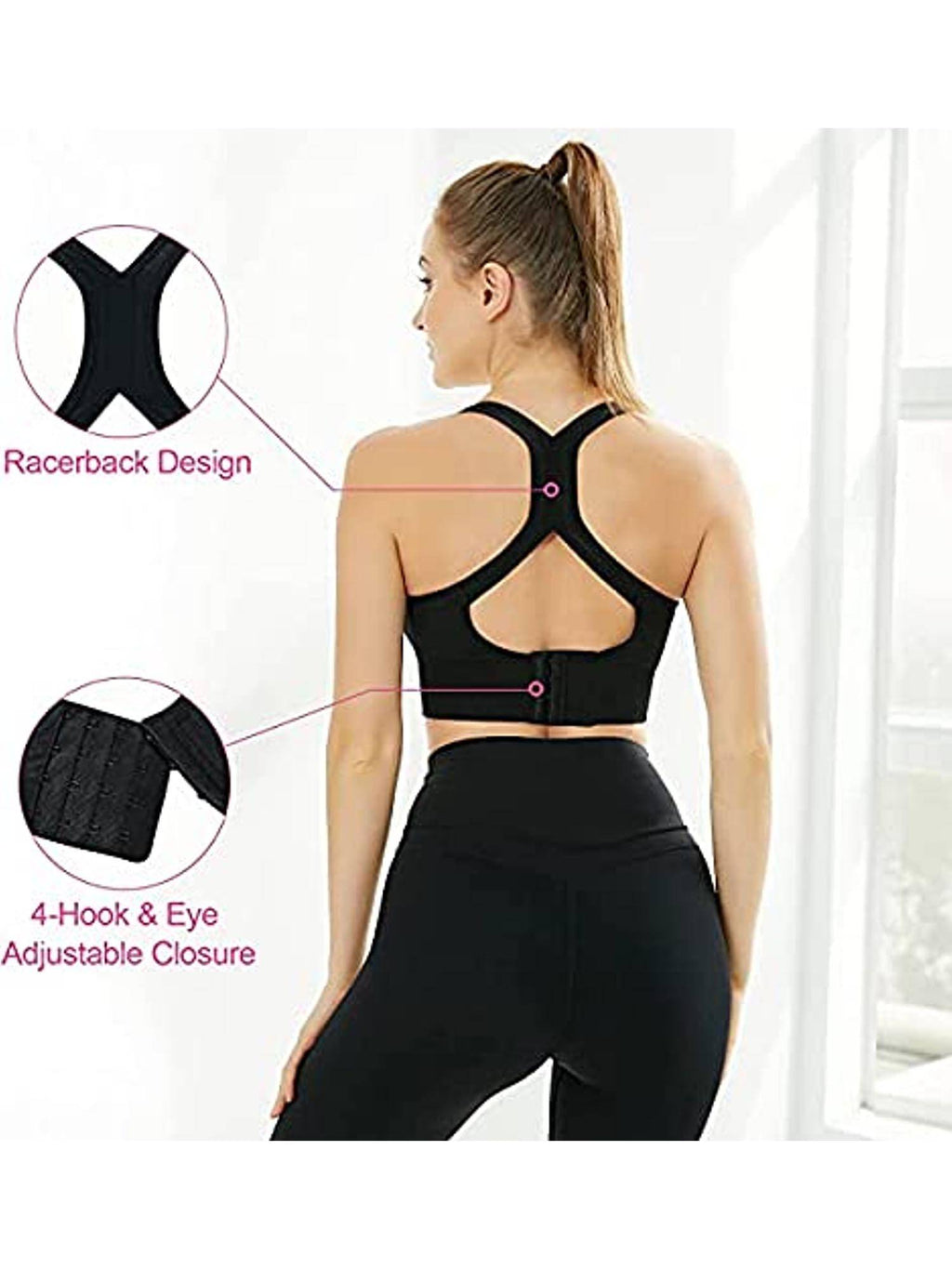 Green Power Styled Back Active Sports Bra | sb09 - view 6