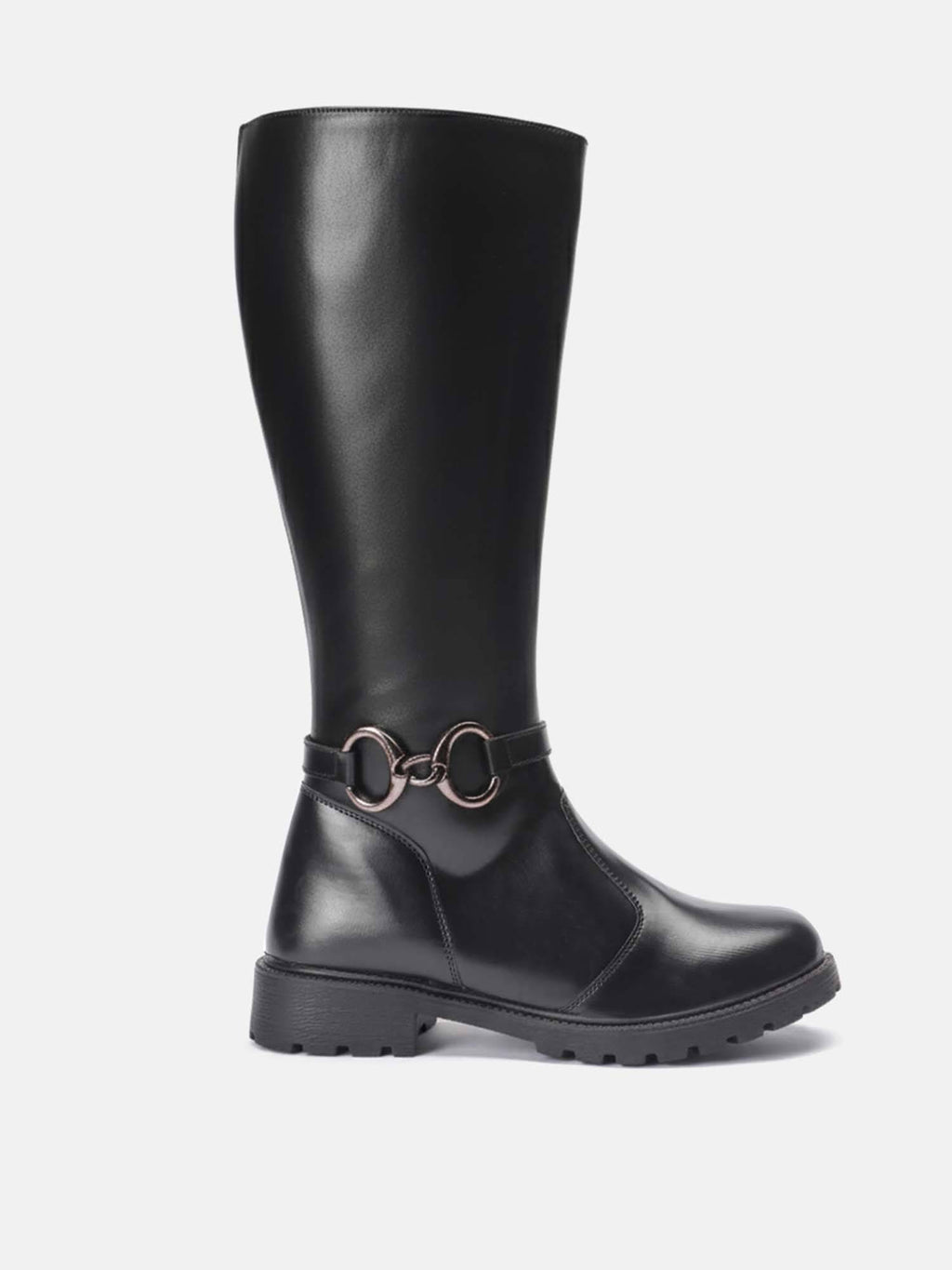 Clyde - Zip Up Black Casual Boots | BT61 - view 2