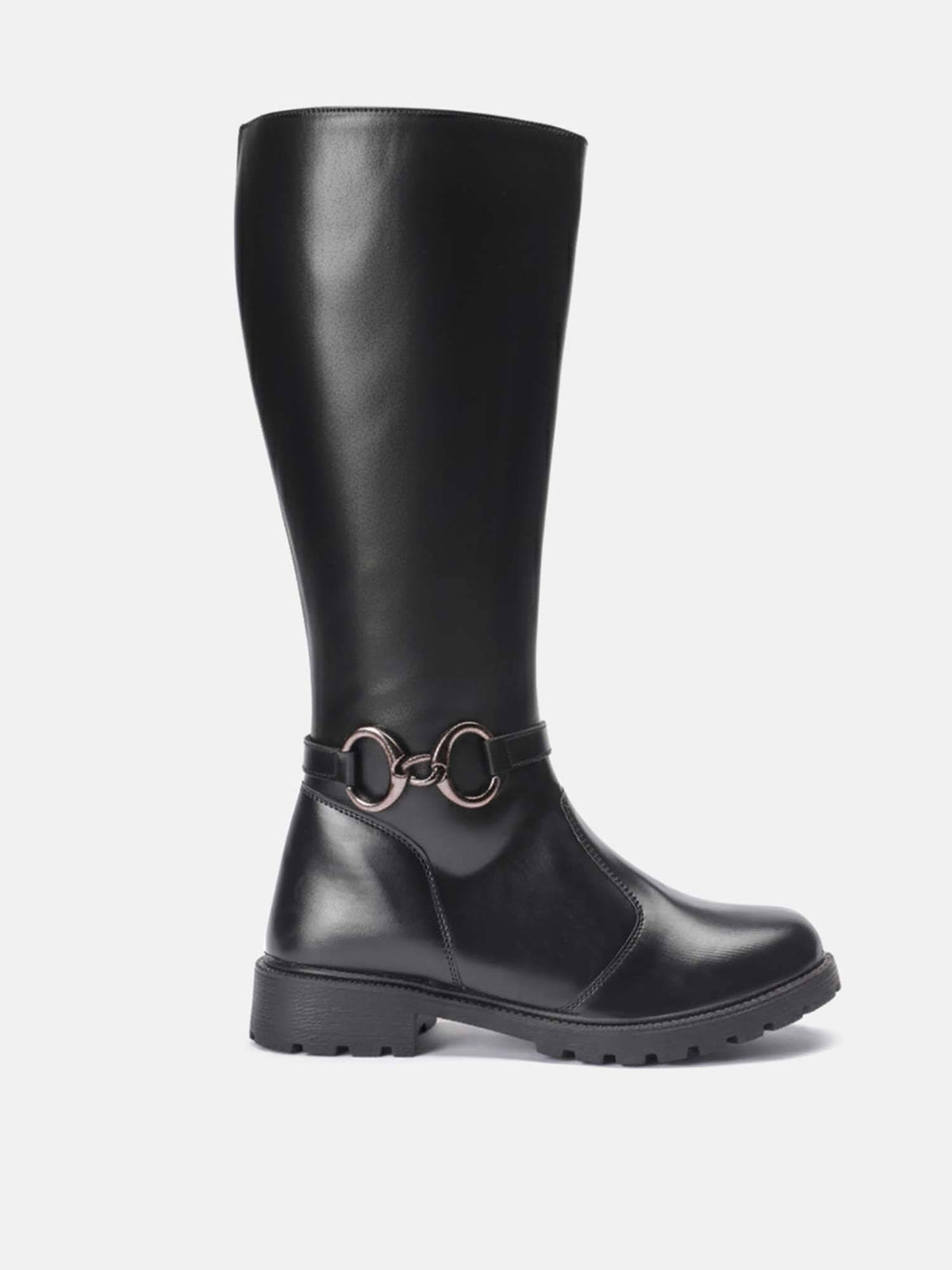 Clyde - Zip Up Black Casual Boots | BT61 - view 2