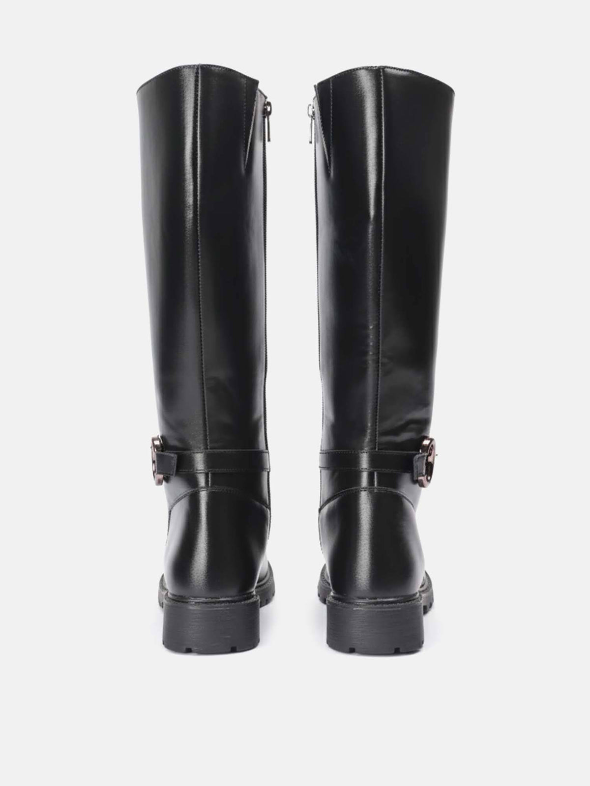 Clyde - Zip Up Black Casual Boots | BT61 - view 4