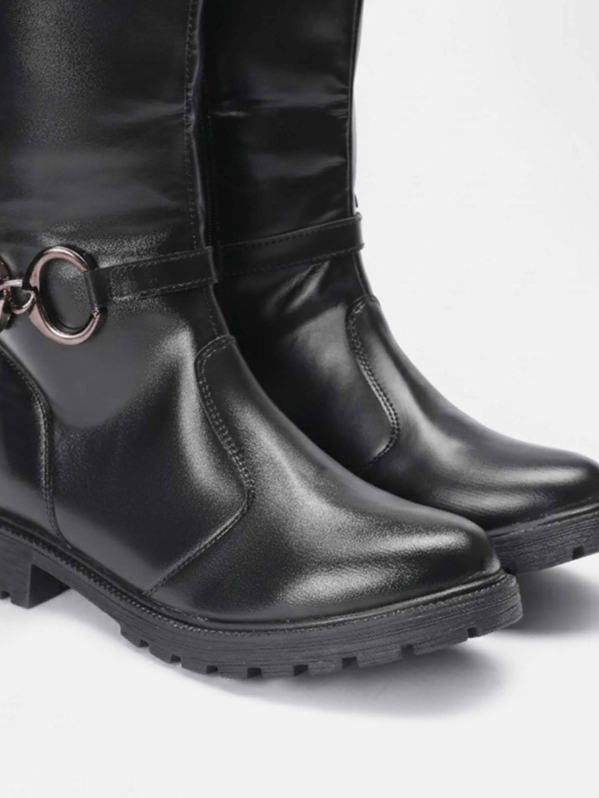Clyde - Zip Up Black Casual Boots | BT61 - view 5