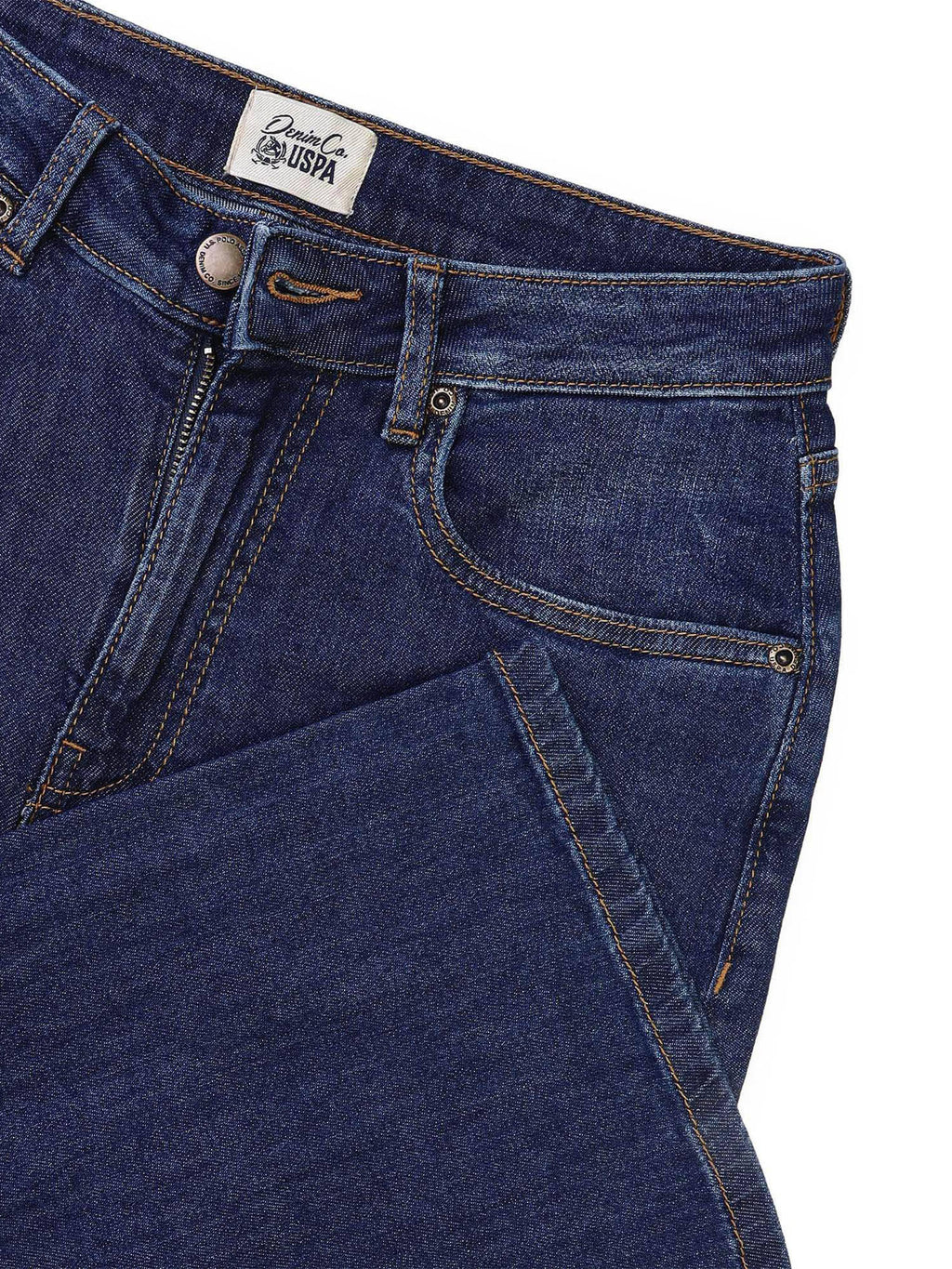 Women Blue Solid/Plain Cotton Jeans | ST23 - view 2
