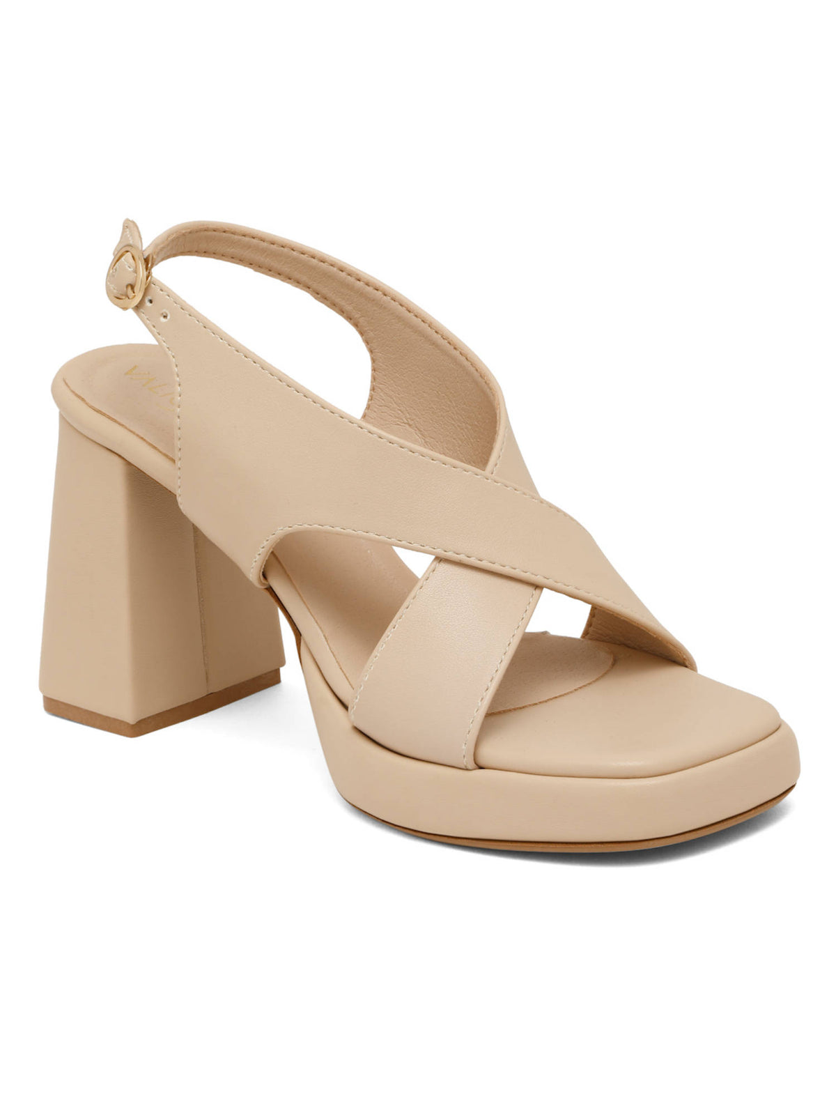 Women Cream Heels | H78 - view 3