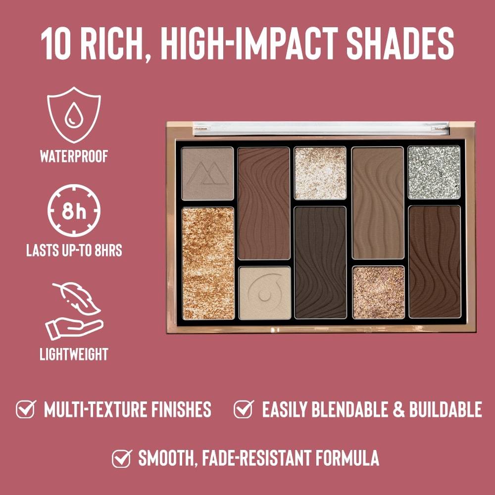 10 Color Eyeshadow Palette | E20 - view 3