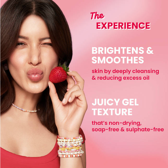 Strawberry Bright Niacinamide Gel Face Wash | FC3 - view 2