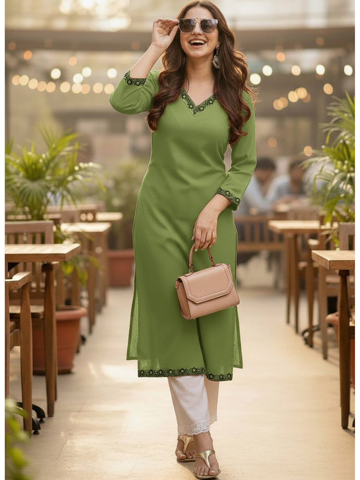 Cotton Solid Kurta | U3S - view 30