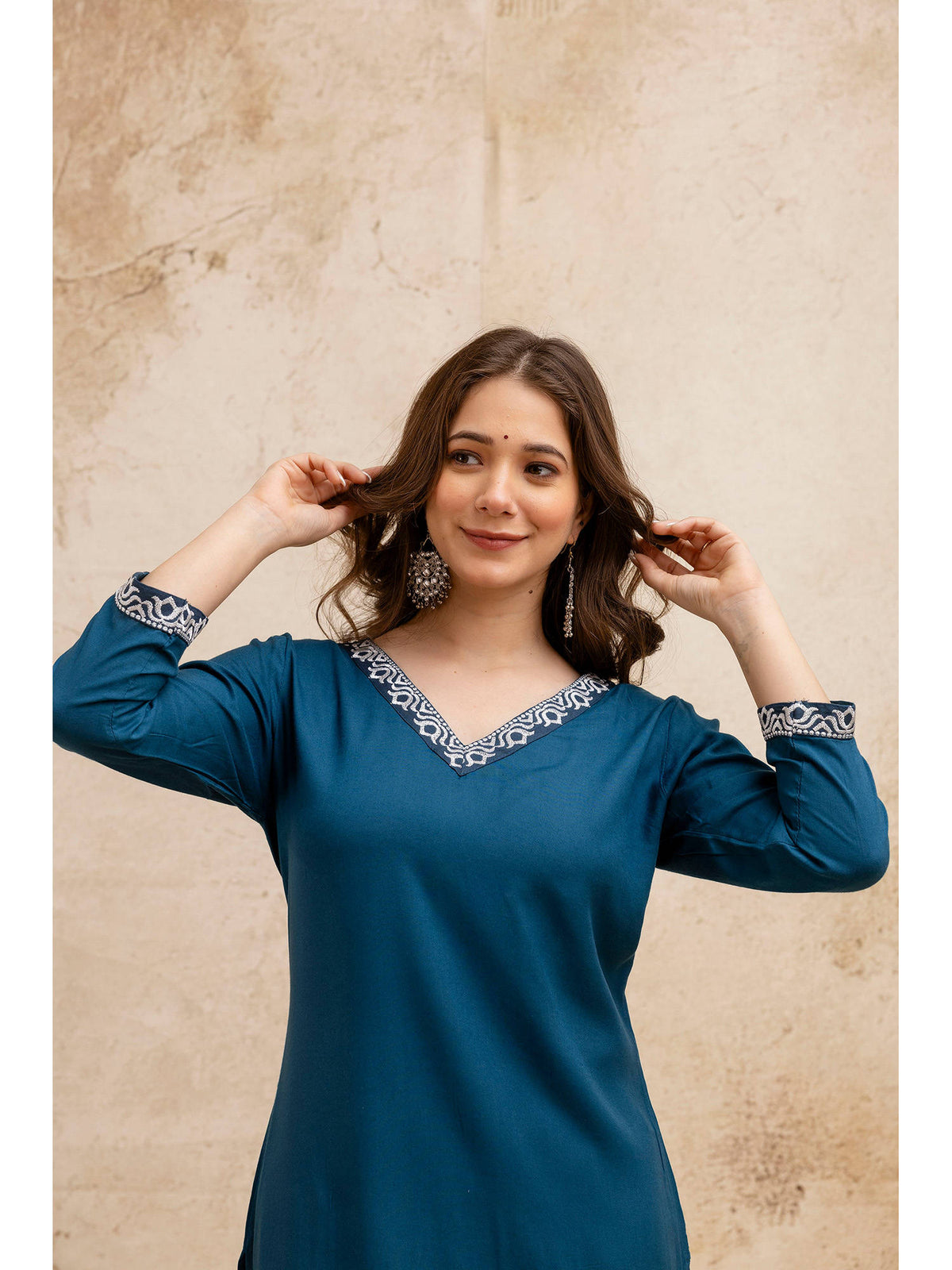 Cotton Solid Kurta | U3S - view 1