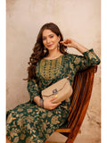 Blue Cotton Printed Mirror Work Kurta | KDG - view 18