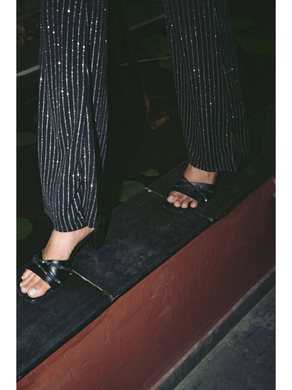 Stfy-solid-black Lacey Heels | H78 - view 6