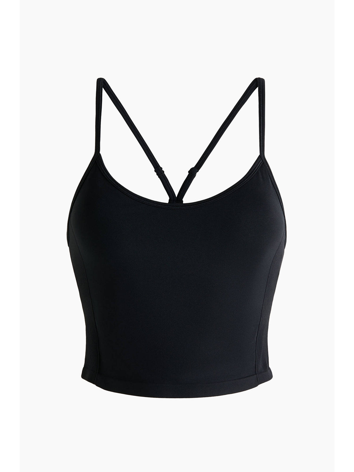 Women Black Seamless Sports Tank top with DryMove | TT89 - view 1