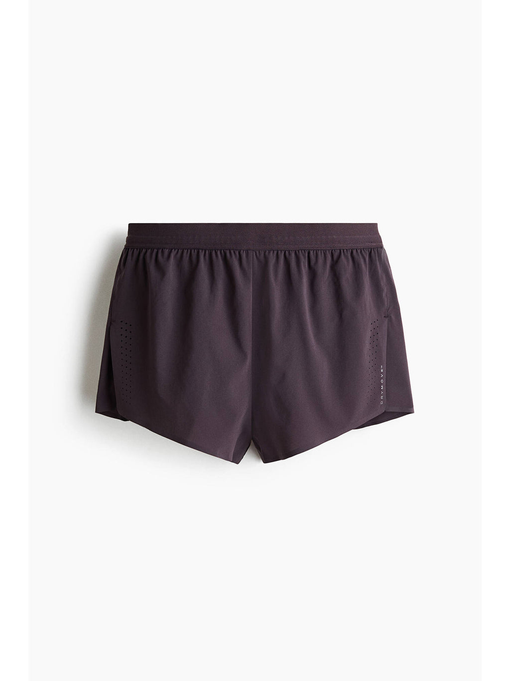 Women Purple Short running shorts with DryMove - view 1