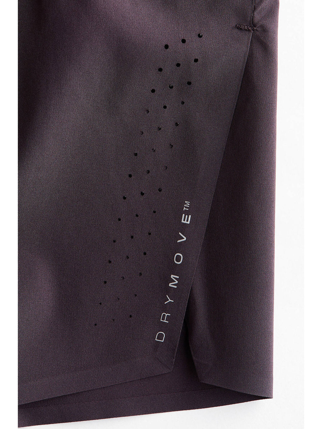 Women Purple Short running shorts with DryMove - view 3