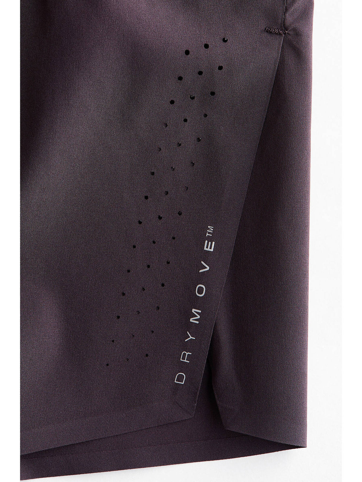 Women Purple Short running shorts with DryMove - view 3